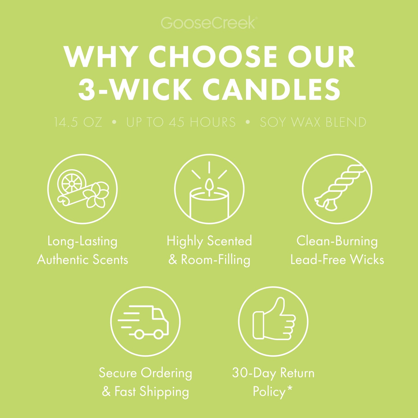 Patchouli Leaves 3-Wick Candle